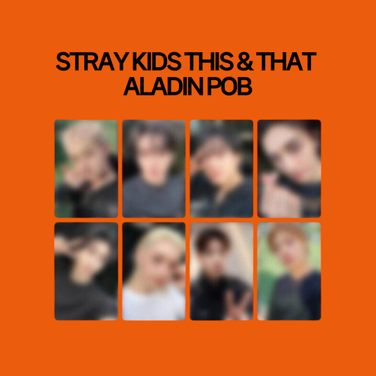 [PRE-ORDER] Stray Kids 10th Mini Album - THIS & THAT Aladin POB Benefit Photocard