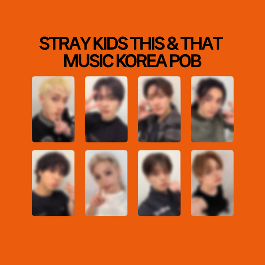 [PRE-ORDER] Stray Kids 10th Mini Album - THIS & THAT Music Korea POB Benefit Photocard
