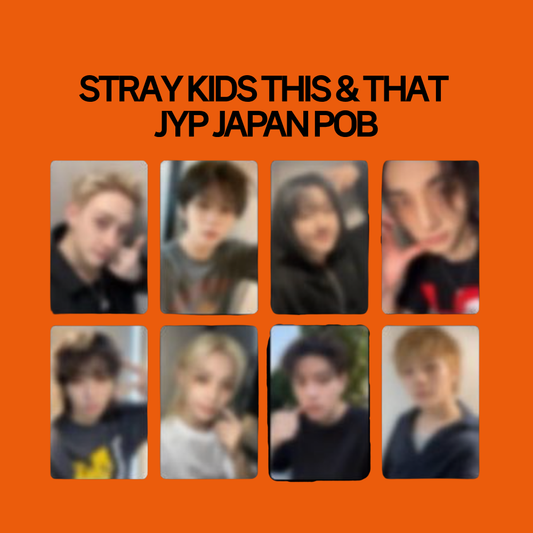 [PRE-ORDER] Stray Kids 10th Mini Album - THIS & THAT JYP Japan POB Benefit Photocard