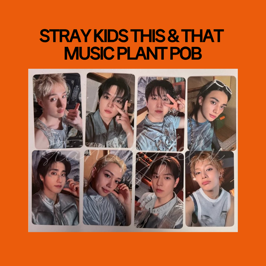 [PRE-ORDER] Stray Kids 10th Mini Album - THIS & THAT Music Plant POB Benefit Photocard