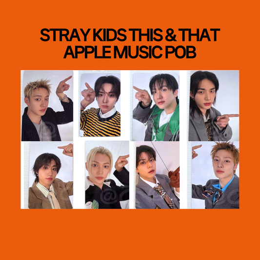 [PRE-ORDER] Stray Kids 10th Mini Album - THIS & THAT Apple Music POB Benefit Photocard