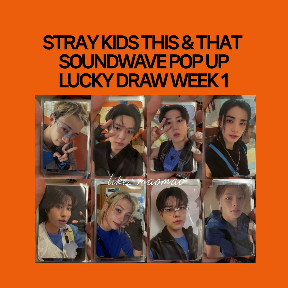 [PRE-ORDER] Stray Kids 10th Mini Album - THIS & THAT Pop Up Store Soundwave Lucky Draw Week 1 Photocard