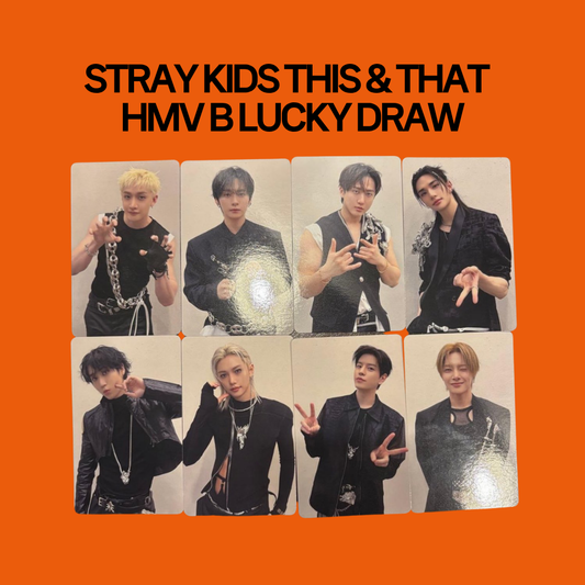 [PRE-ORDER] Stray Kids 10th Mini Album - THIS & THAT HMV Lucky Draw B Photocard
