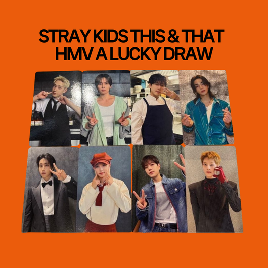 [PRE-ORDER] Stray Kids 10th Mini Album - THIS & THAT HMV Lucky Draw A Photocard