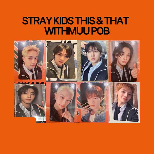 [PRE-ORDER] Stray Kids 10th Mini Album - THIS & THAT WITHMUU POB Benefit Photocard