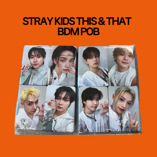 [PRE-ORDER] Stray Kids 10th Mini Album - THIS & THAT Blue Dream Media POB Benefit Photocard