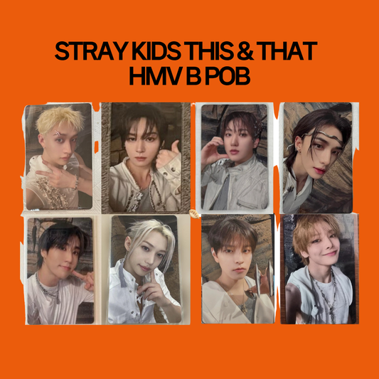 [PRE-ORDER] Stray Kids 10th Mini Album - THIS & THAT HMV B POB Benefit Photocard