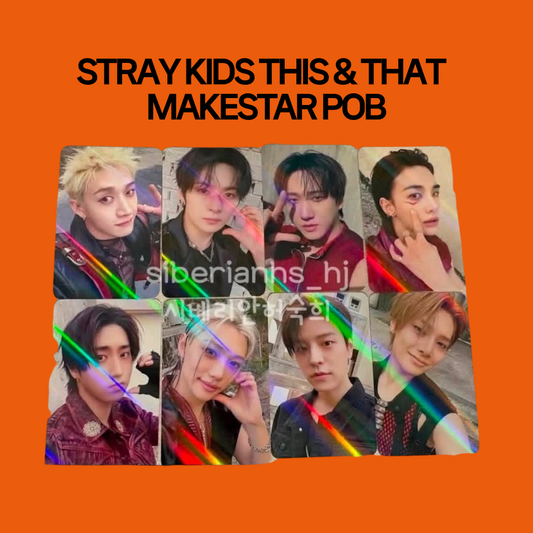 [PRE-ORDER] Stray Kids 10th Mini Album - THIS & THAT MAKESTAR POB Benefit Photocard