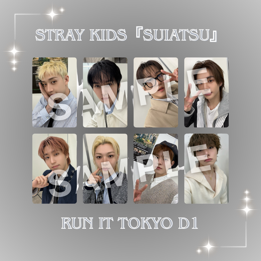 [PRE-ORDER] Stray Kids 4th Japanese Mini Album - 『SUIATSU』 'RUN IT' Tokyo Offline Day 1 POB Benefit Photocard