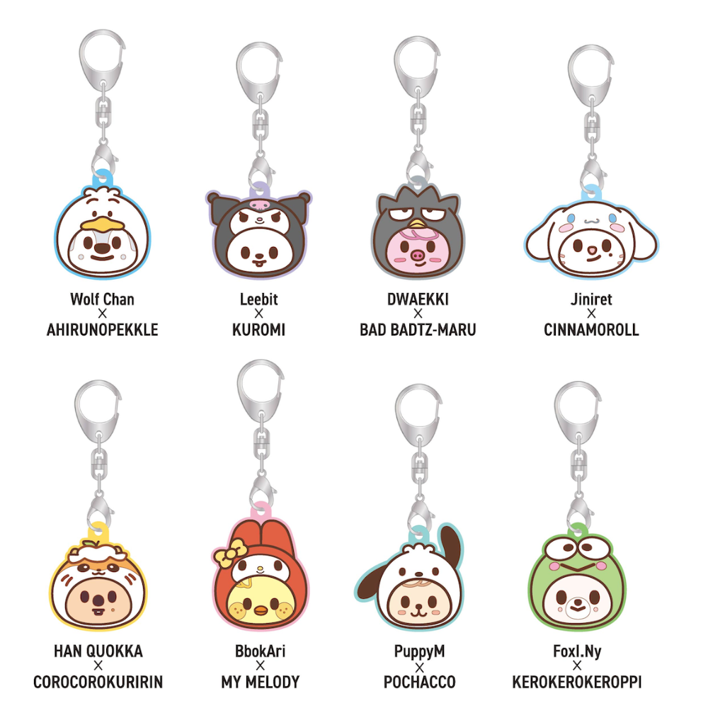 [PRE-ORDER] SKZOO X SANRIO CHARACTERS Key Cover - Stray Kids World Tour 'RUN IT' 2nd Lineup Japan MD