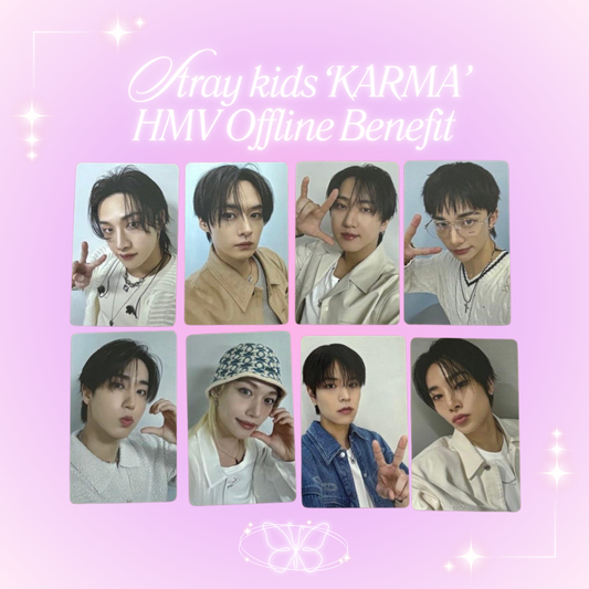 [PRE-ORDER] Stray Kids 'KARMA' HMV Offline Event Benefit Photocard