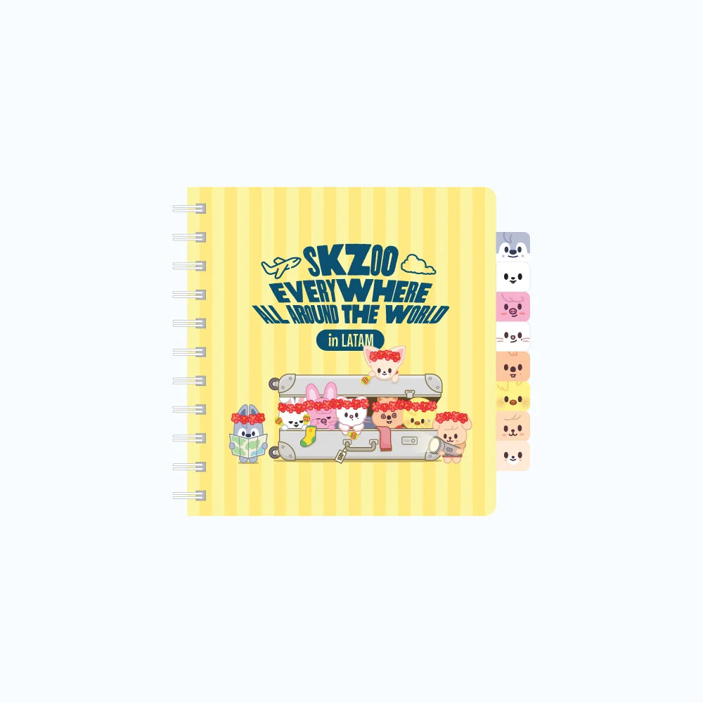 [PRE-ORDER] SKZOO Index Note - Stray Kids SKZOO Everywhere All Around the World Online Pop Up MD