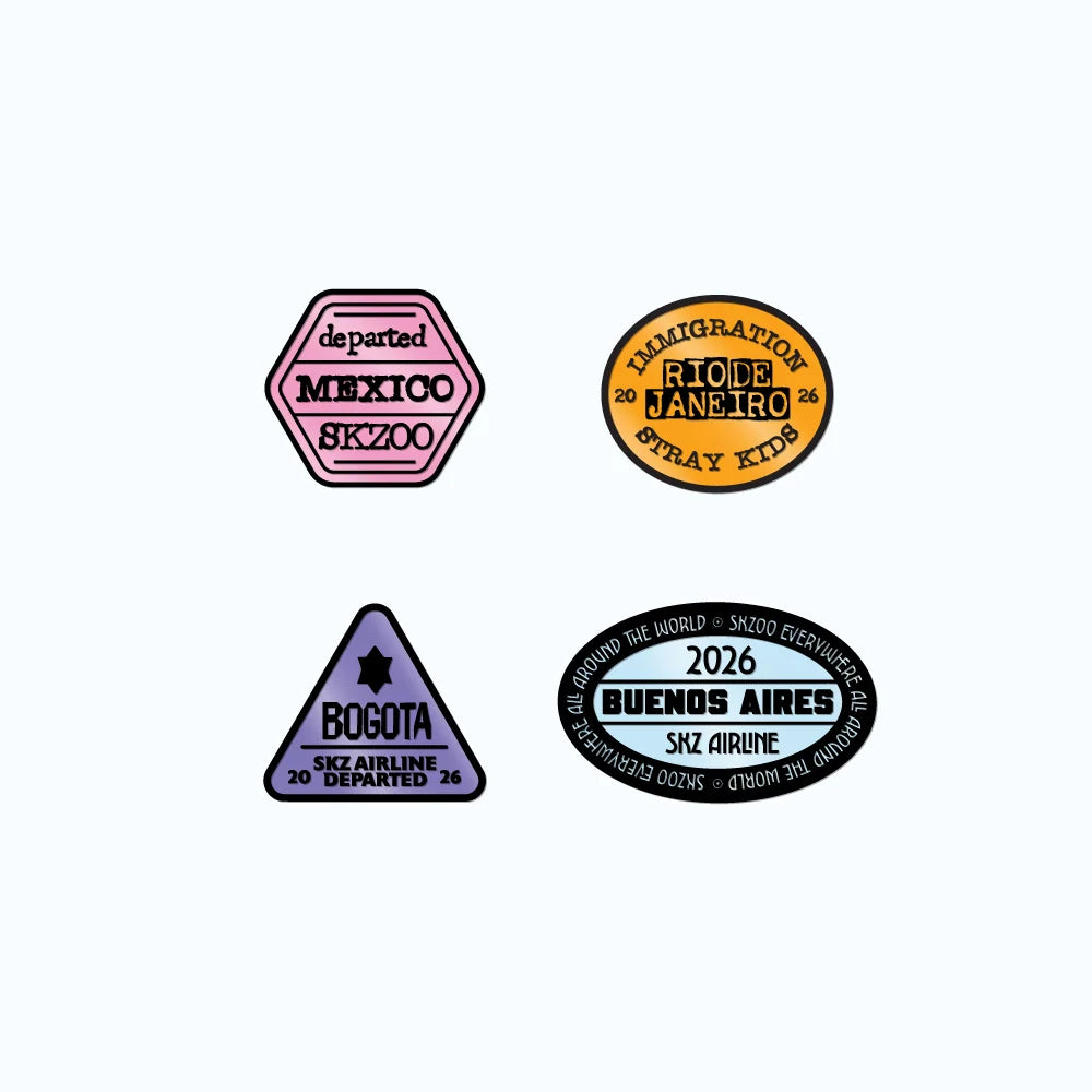 [PRE-ORDER] Metal Badge - Stray Kids SKZOO Everywhere All Around the World Online Pop Up MD