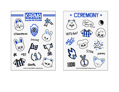 [PRE-ORDER] Tattoo Sticker - Stray Kids 'KARMA' Pop Up Store