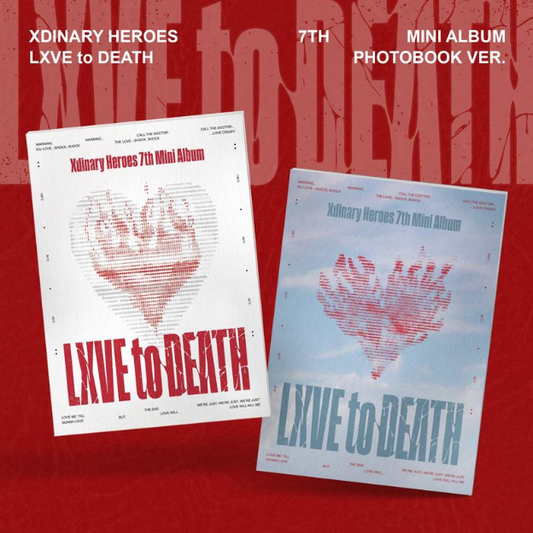 [PRE ORDER] Xdinary Heroes 7th Mini Album - LXVE TO DEATH (Photobook Version)
