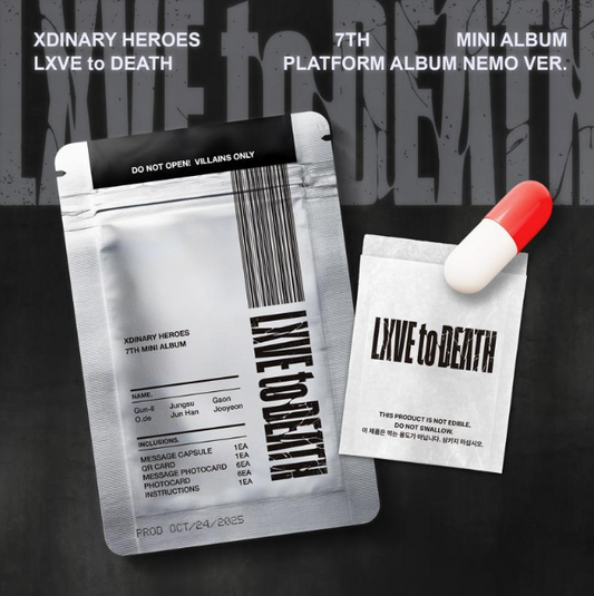 [PRE ORDER] Xdinary Heroes 7th Mini Album - LXVE TO DEATH (Platform Version)