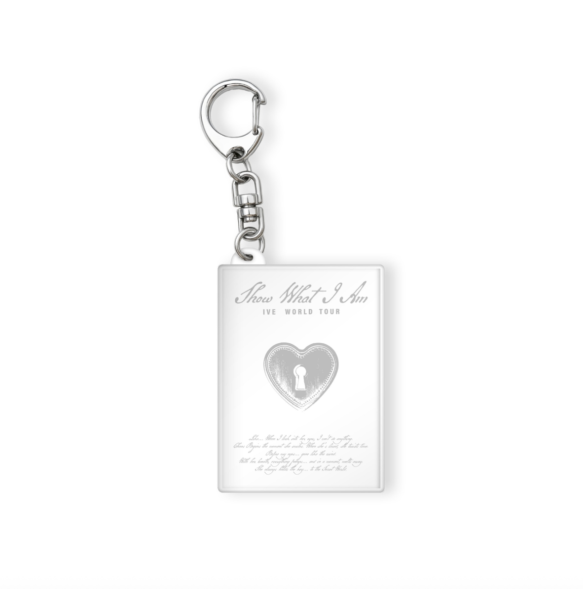 [PRE-ORDER] Mini Book Keychain - IVE WORLD TOUR SHOW WHAT I AM OFFICIAL MD