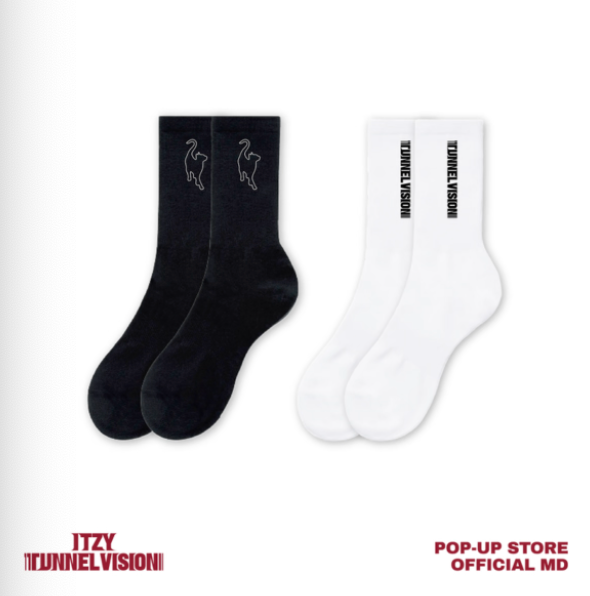 [PRE-ORDER] Socks Set - ITZY Tunnel Vision Pop up Store MD