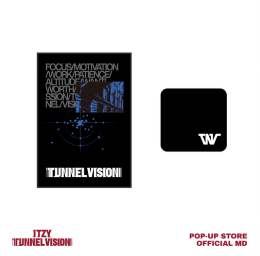 [PRE-ORDER] Blanket & Multi-Pouch Set - ITZY Tunnel Vision Pop up Store MD