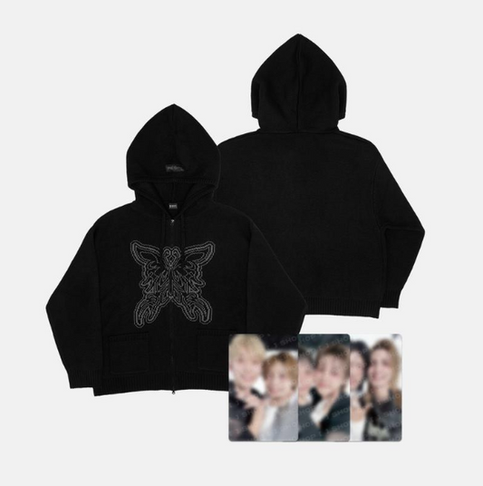 [PRE-ORDER] Knit Hood Zip-Up - Xdinary Heroes Beautiful Mind FINALE MD