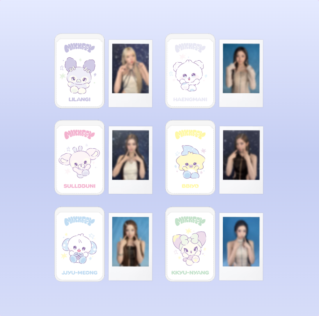 [PRE-ORDER] MIXXFFY Magnetic Card Wallet - NMIXX Episode 1: Zero Frontier Pop Up Store MD