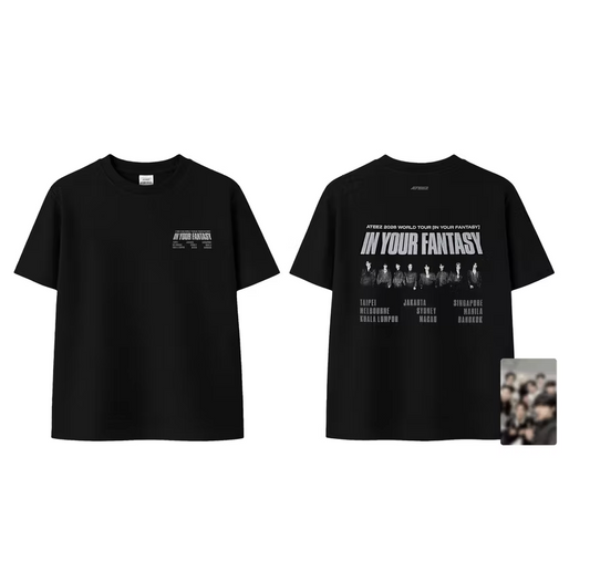 [PRE-ORDER] T-Shirt (Tour Ver.) [ATEEZ 'In Your Fantasy' in Asia & Australia MD]
