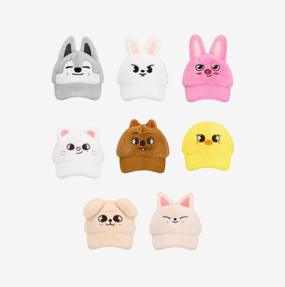 [RESTOCK] SKZOO Plush Cap - Stray Kids 6th Fanmeeting 'STAY in Our Little House' MD