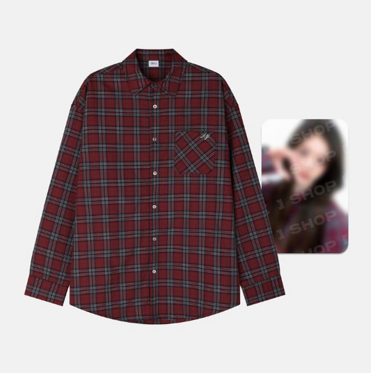 [PRE-ORDER] Sullyoon Plaid Shirts - Artist Label: NMIXX Edition