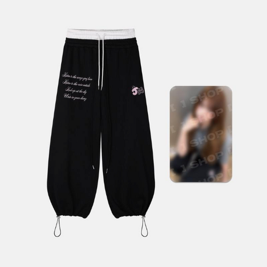 [PRE-ORDER] Jiwoo Training Pants - Artist Label: NMIXX Edition