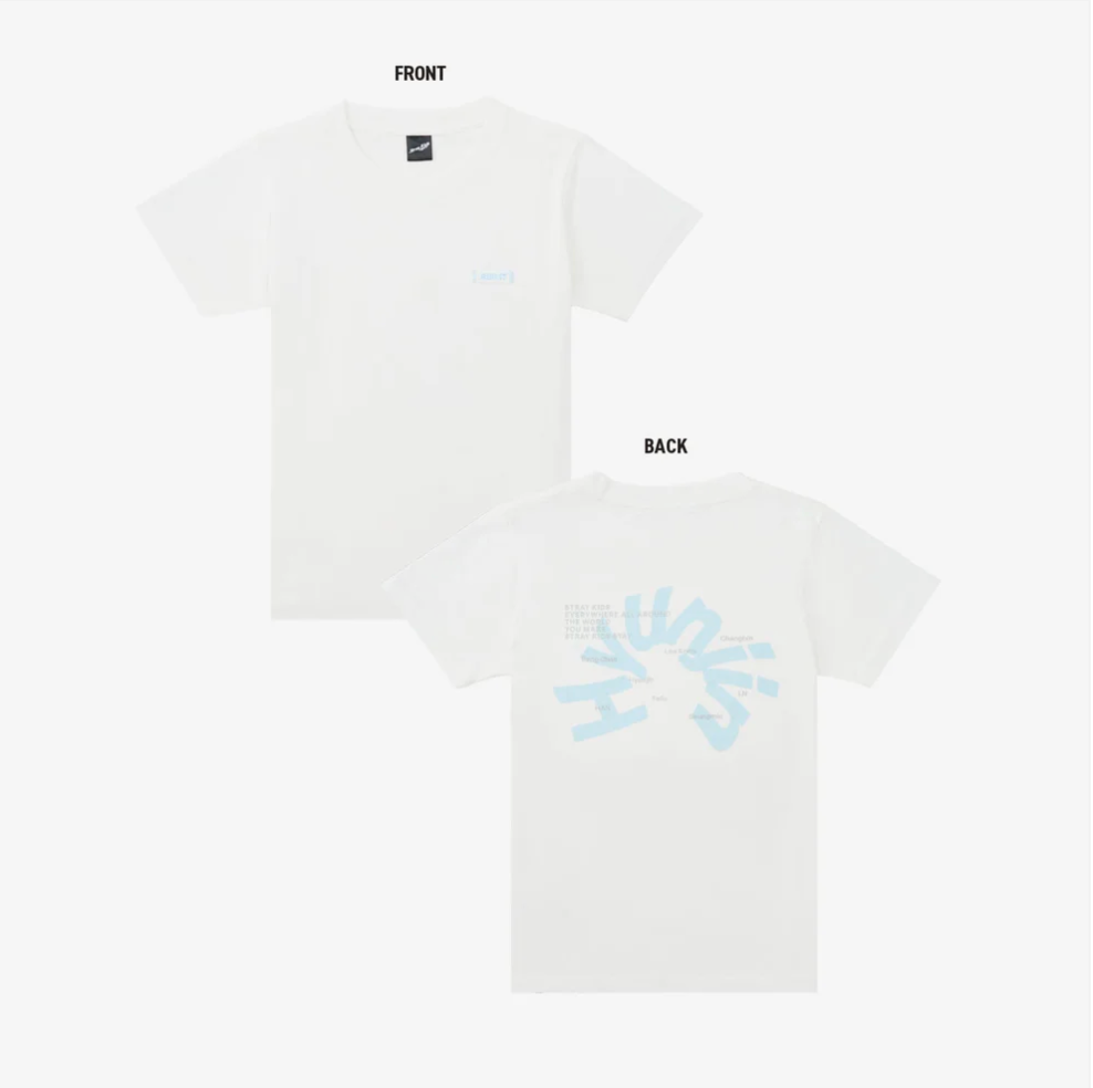 [PRE-ORDER] T-Shirt (Hyunjin) - Stray Kids World Tour 'RUN IT' Japan MD