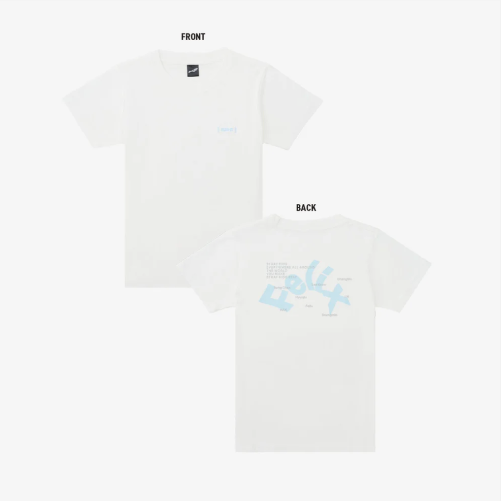 [PRE-ORDER] T-Shirt (Felix) - Stray Kids World Tour 'RUN IT' Japan MD