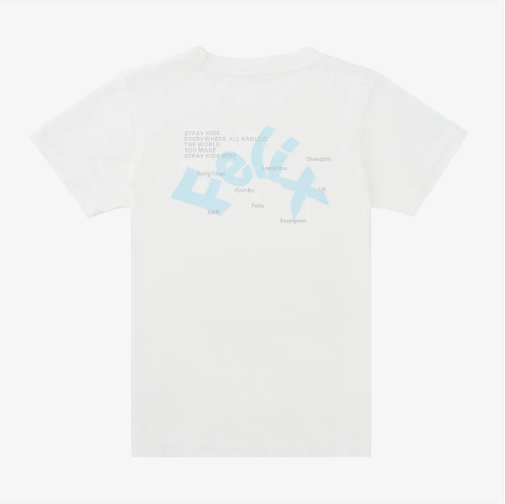 [PRE-ORDER] T-Shirt (Felix) - Stray Kids World Tour 'RUN IT' Japan MD