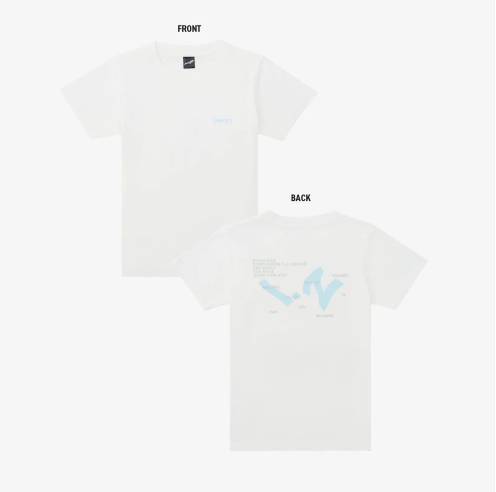[PRE-ORDER] T-Shirt (I.N) - Stray Kids World Tour 'RUN IT' Japan MD