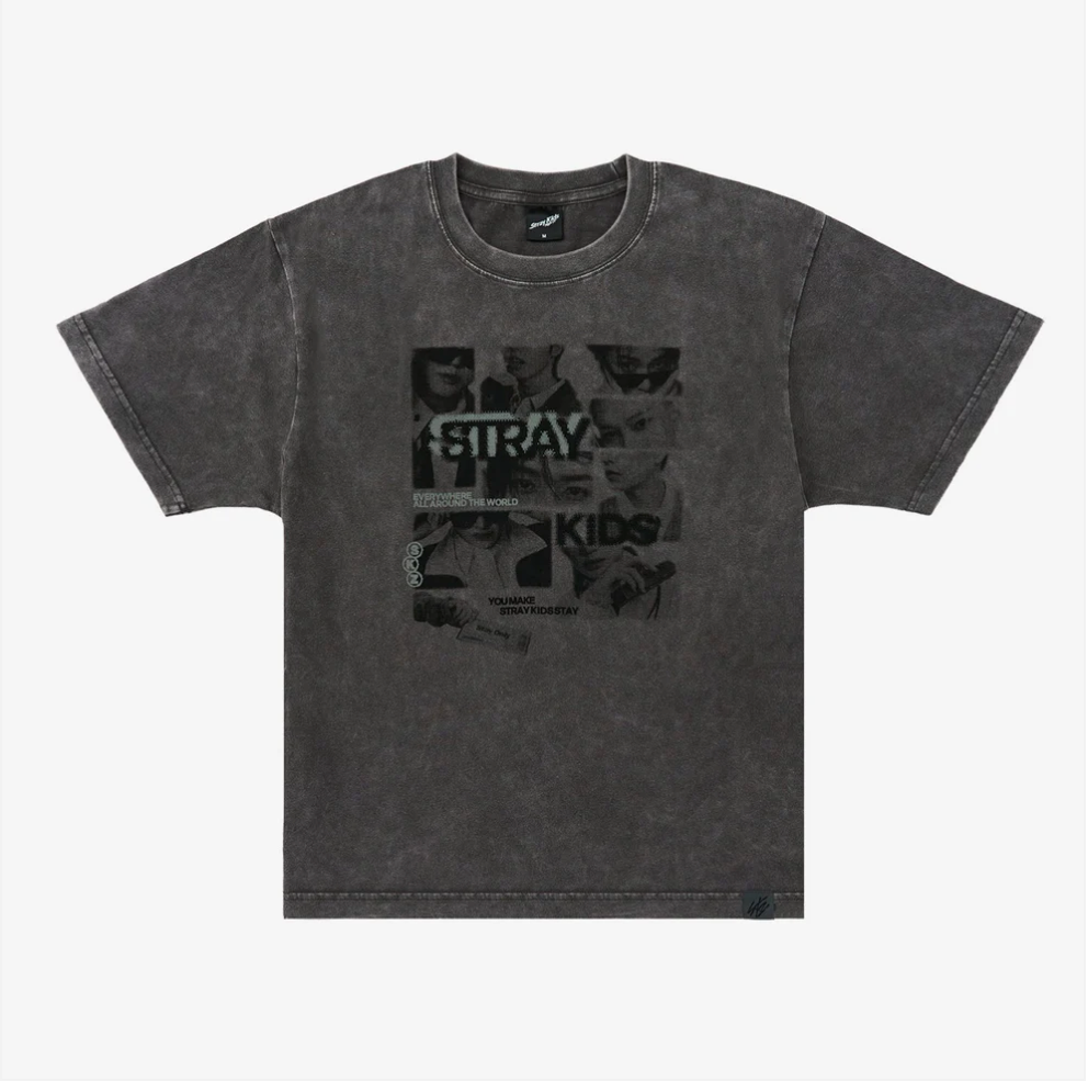 [PRE-ORDER] Photo T-Shirt - Stray Kids World Tour 'RUN IT' Japan MD