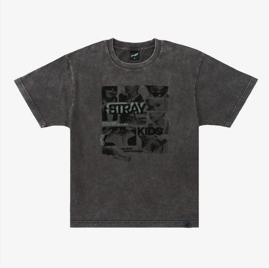 [PRE-ORDER] Photo T-Shirt - Stray Kids World Tour 'RUN IT' Japan MD