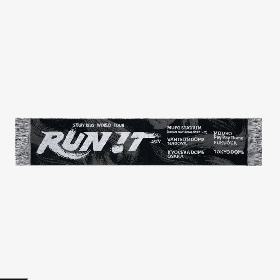 [PRE-ORDER] Muffler Towel - Stray Kids World Tour 'RUN IT' 2nd Lineup Japan MD