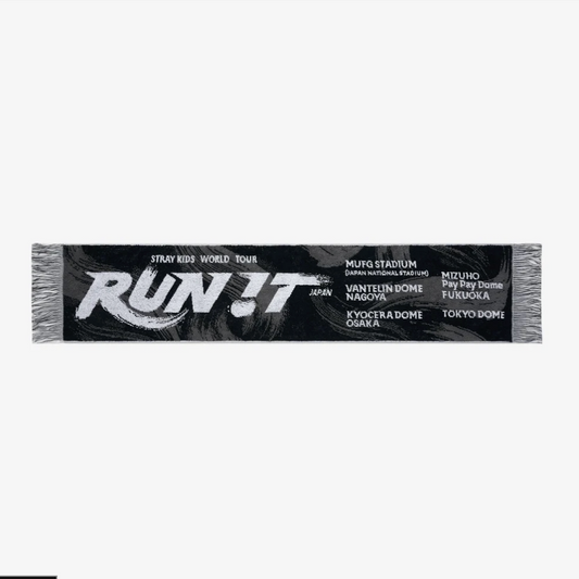 [PRE-ORDER] Muffler Towel - Stray Kids World Tour 'RUN IT' 2nd Lineup Japan MD