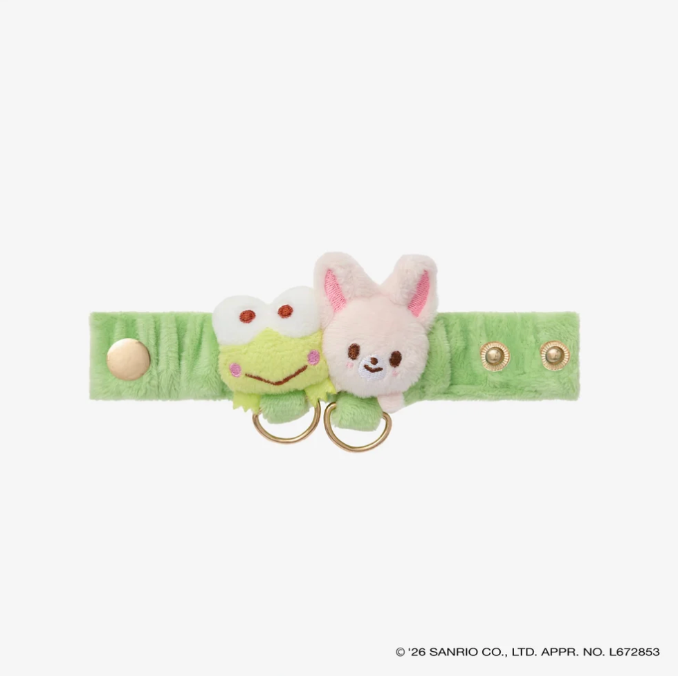 [PRE-ORDER] SKZOO X SANRIO CHARACTERS Strap Holder - Stray Kids World Tour 'RUN IT' 2nd Lineup Japan MD