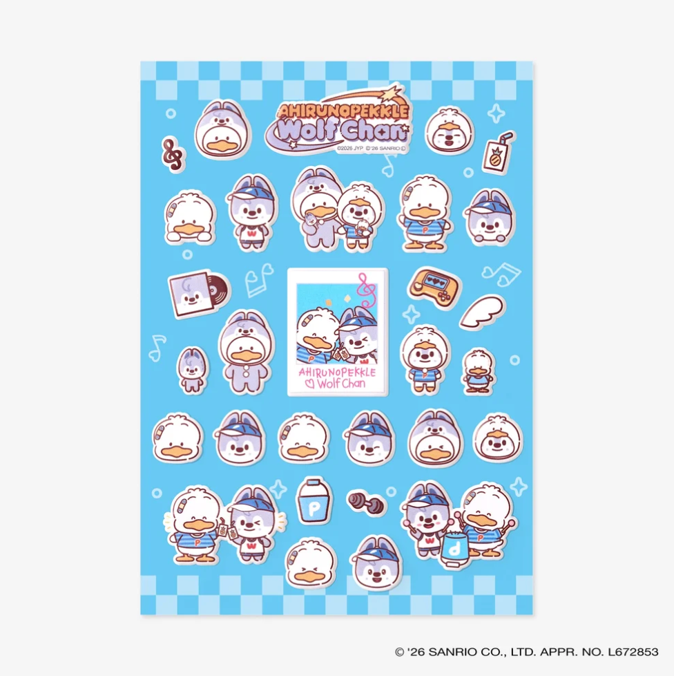 [PRE-ORDER] SKZOO X SANRIO CHARACTERS Sticker - Stray Kids World Tour 'RUN IT' 2nd Lineup Japan MD