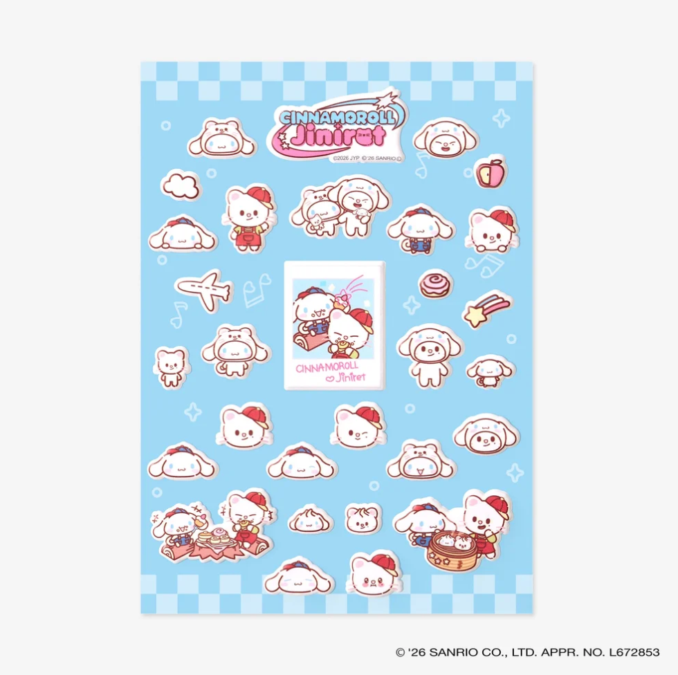 [PRE-ORDER] SKZOO X SANRIO CHARACTERS Sticker - Stray Kids World Tour 'RUN IT' 2nd Lineup Japan MD