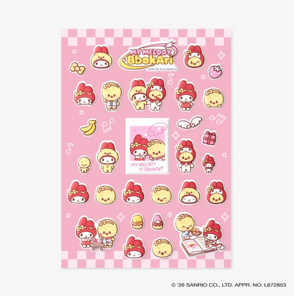 [PRE-ORDER] SKZOO X SANRIO CHARACTERS Sticker - Stray Kids World Tour 'RUN IT' 2nd Lineup Japan MD