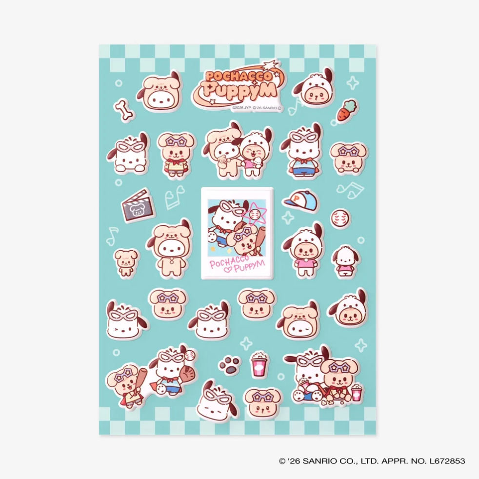 [PRE-ORDER] SKZOO X SANRIO CHARACTERS Sticker - Stray Kids World Tour 'RUN IT' 2nd Lineup Japan MD