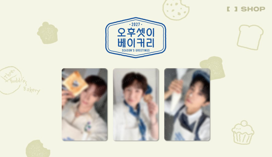 [PRE-ORDER] 2PM 2027 Seasons Greetings 'Three Buddies Bakery'
