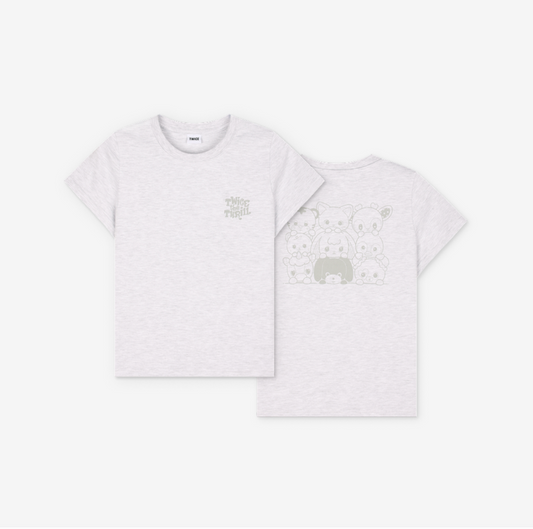 [PRE-ORDER] T-Shirt (Grey) - TWICE THE THRILL Pop Up MD