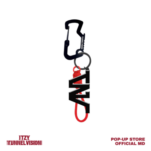 [PRE-ORDER] Metal Carabiner Keyring - ITZY Tunnel Vision Pop up Store MD