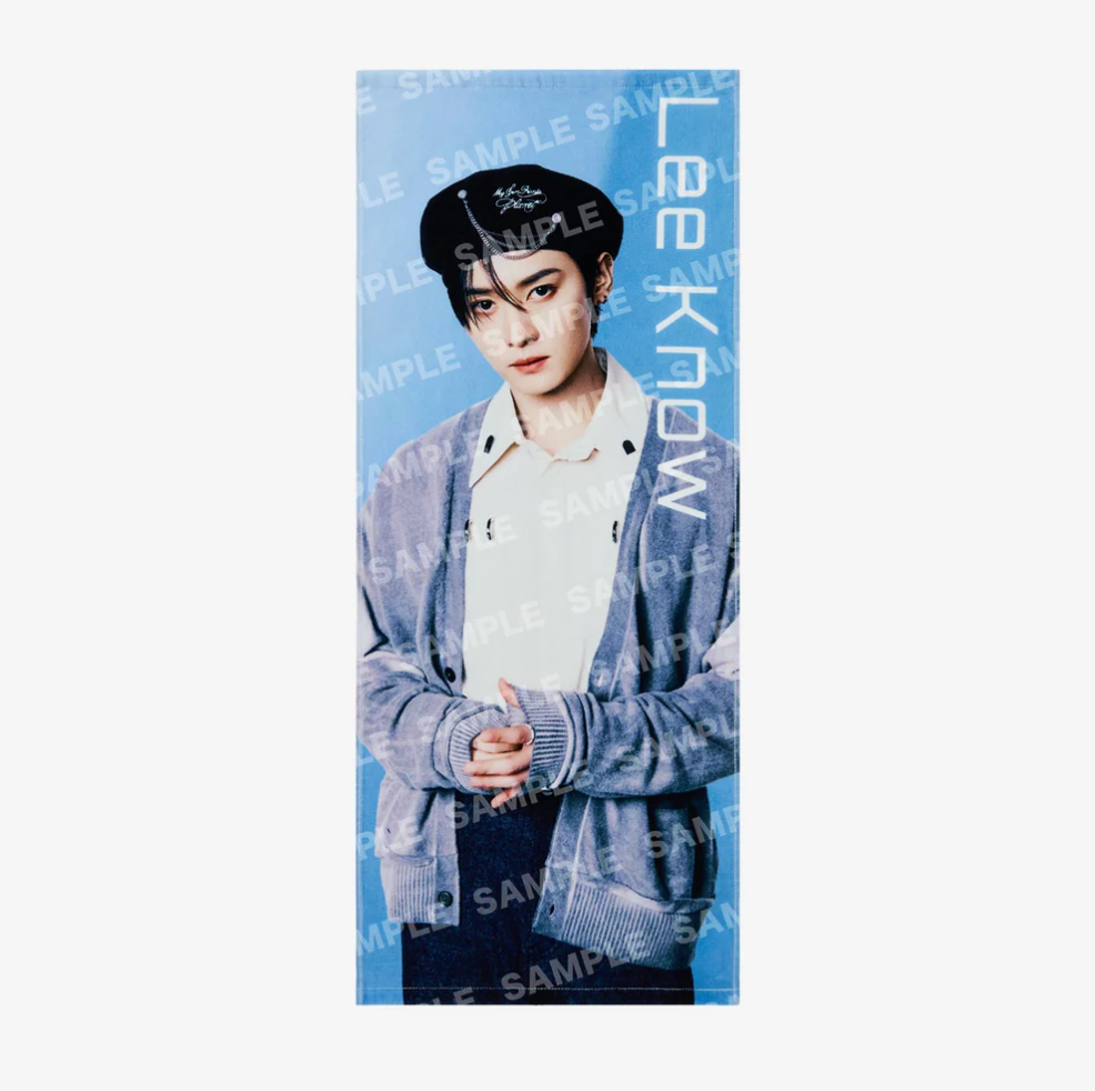 [PRE-ORDER] Photo Face Towel - Stray Kids World Tour 'RUN IT' Japan MD