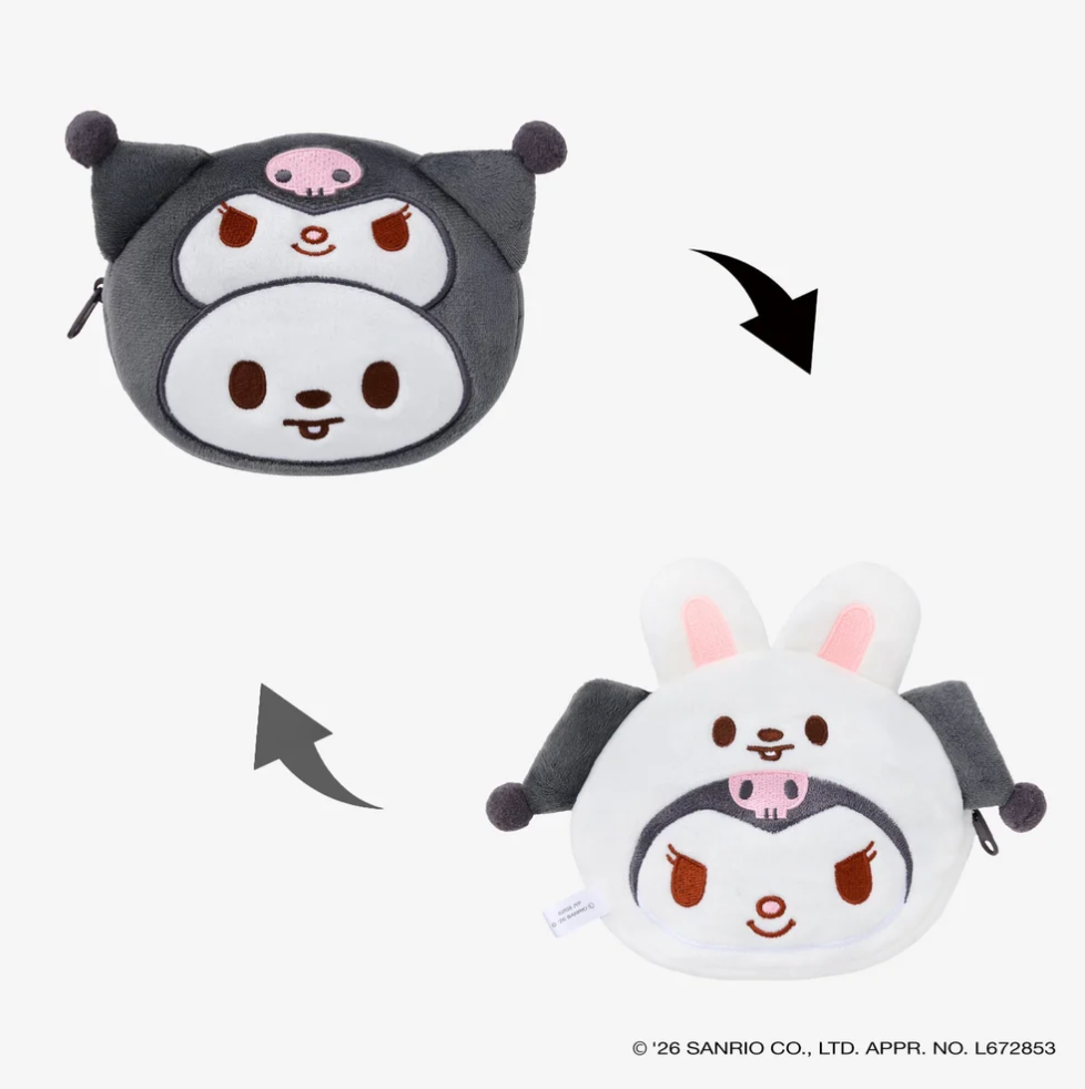 [PRE-ORDER] SKZOO X SANRIO CHARACTERS Reversable Pouch - Stray Kids World Tour 'RUN IT' 2nd Lineup Japan MD
