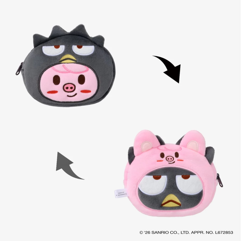 [PRE-ORDER] SKZOO X SANRIO CHARACTERS Reversable Pouch - Stray Kids World Tour 'RUN IT' 2nd Lineup Japan MD