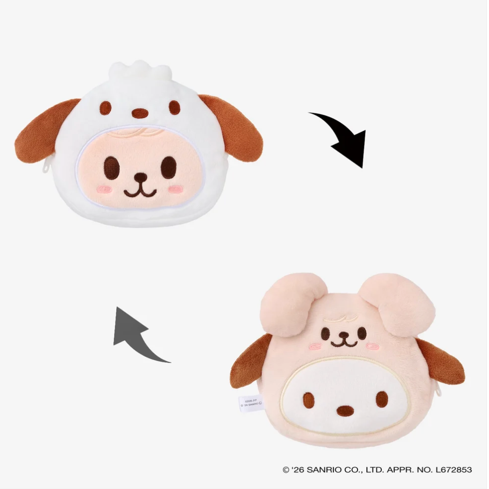 [PRE-ORDER] SKZOO X SANRIO CHARACTERS Reversable Pouch - Stray Kids World Tour 'RUN IT' 2nd Lineup Japan MD
