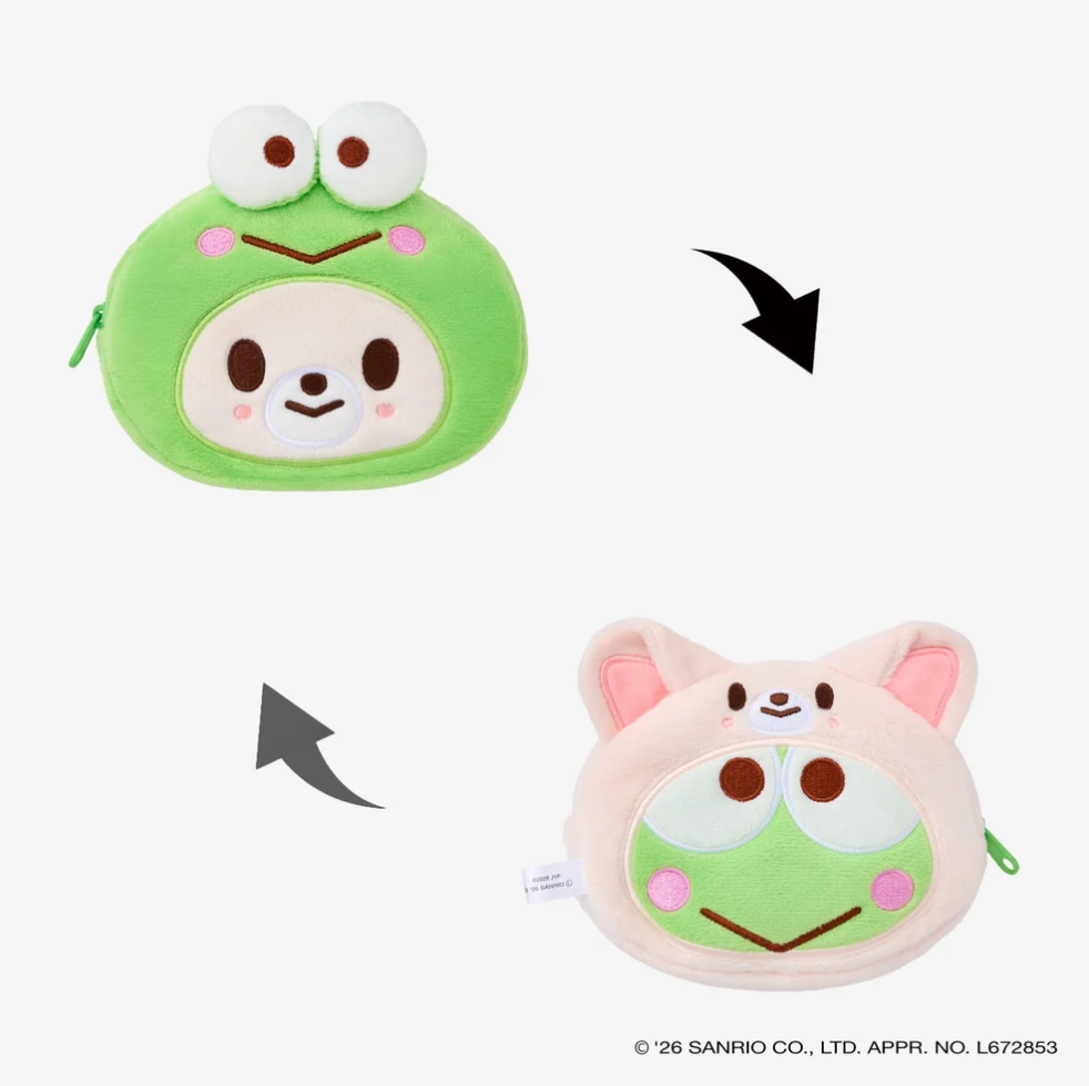 [PRE-ORDER] SKZOO X SANRIO CHARACTERS Reversable Pouch - Stray Kids World Tour 'RUN IT' 2nd Lineup Japan MD